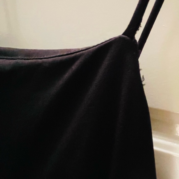 NWT ZARA Black Sleeveless Minimalist Midi Dress - Picture 6 of 9